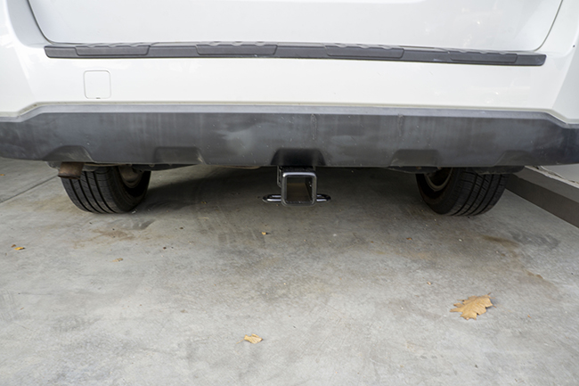 installing a hitch on a subaru outback
